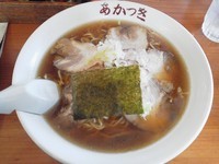 「チャーシュー麺 大盛り(700円+100円)」@あかつき食堂の写真