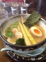 「限定あさり塩らーめん」@麺処 田ぶし 三島店の写真