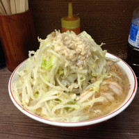 「小ダブル野菜ニンニクアブラカラメ」@ラーメン二郎 横浜関内店の写真