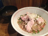 「【数量限定】 新小麦と梅トマトの塩つけ麺 850」@麺屋KABOちゃんの写真
