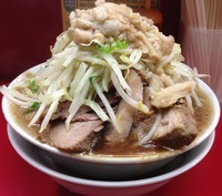 「大W豚入ラーメン（950円）アブラ」@ラーメン二郎 中山駅前店の写真