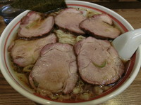「焼豚麺（950円）＋大盛り（150円）」@青竹平打ち中華そば 麺壱吉兆の写真