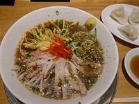 「スープのある冷やし中華」@らあめん花月嵐 上野毛店の写真