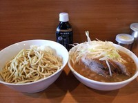 「シークヮサーつけめん豚入り ￥1000+￥50」@ラーメン二郎 八王子野猿街道店2の写真