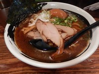 「醬そば（大盛り無料）＋半熟味玉」@麺場 浜虎 横浜店の写真