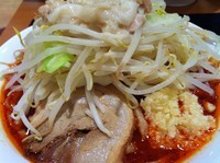 「激辛レッド（全マシ）」@ジャンクガレッジ イオン北戸田店の写真