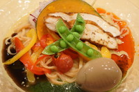 「冷やしカレーそば（限定）＋キーマご飯＋味玉」@饗 くろ㐂の写真