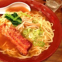「【限定】排骨拉麺（￥500）※」@万世麺店 霞ヶ関ビル店の写真