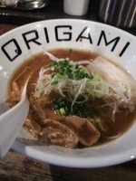 「ORIGAMIらーめん（醤油）」@麺屋 ORIGAMIの写真