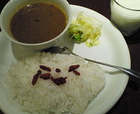 「薬膳豆カレーセット　９４０円」@お招き屋 ディデアンの写真