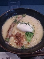 「白（鶏白湯）」@麺巧 潮の写真