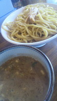 「濃厚つけ麺（大盛）」@濃厚つけ麺 茜堂の写真