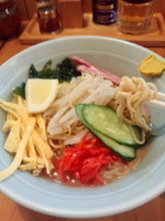 「冷し麺白（並）750円」@横濱家系ラーメン上野商店の写真