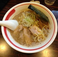 「ラーメン(太麺)650円」@ラーメン長山の写真
