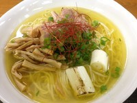 「真・鶏塩中華そば(大盛)」@魔界ラーメン月光の写真