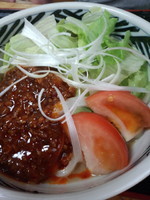 「担々うどん900円」@足立さらしなの里の写真