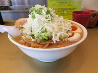 「みそ味玉子らーめん（背脂普通・ネギ多め）：850円」@超ごってり麺 ごっつ 秋葉原店の写真