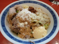 「冷やしまぜそば（豚・無料トッピング）」@ジャンプの写真