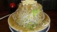 「ラーメン大・ダブル豚・野菜・ニンニク・アブラ・カラメ」@ラーメン豚力の写真