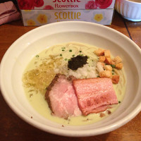 「夏の冷やしの陣第3弾、枝豆のビシ磯ワーズ800円」@はりけんラーメンの写真