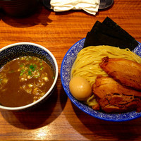「特製鶏白湯 煮干しつけめん(大盛)」@煮干中華ソバ 宮庵の写真
