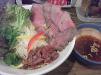 「洋野菜と和牛の彩盛　冷やし中華」@東京ましこ亭の写真