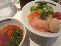 「【限定】冷やしイタリつけ麺 Ｌ ￥900」@UNDER GROUND RAMEN REMIXの写真