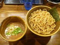 「ベジポタつけ麺　大盛３３０ｇ（胚芽麺、あつもり）　８００円」@ベジポタつけ麺 えん寺の写真