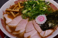 「チャーシュー中華そば＋替え玉（無料券）」@東京神田 角中中華そば店の写真