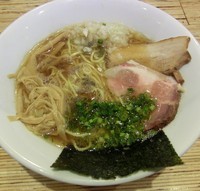 「醤油煮干そば（細麺） 690円」@NOODLE STOCK 鶴おかの写真