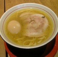 「熟塩らぁ麺＋味付煮たまご」@もりずみキッチンの写真