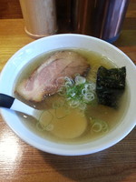 「塩ラーメン大盛り」@上州地鶏ラーメン 翔鶴の写真