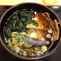 「きつね(¥330)+なす天(¥50)」@ゆで太郎 日本橋本石町店の写真