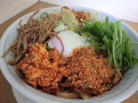 「文月の裏限定 ぶっかけカレー (辛口)」@MENYA 食い味の道有楽の写真