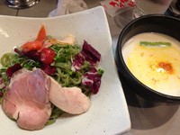 「スモーク2種とじゃがいもの冷製つけそば 900円」@中華蕎麦 瑞山（ZUIZAN）の写真