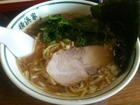 「Cセット(麺硬め+ほうれん草増し)」@横浜家の写真