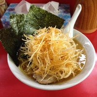 「ネギラーメン太麺」@鹿島家 鶴見店の写真