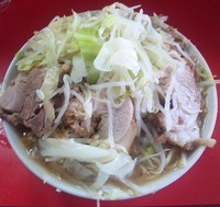 「ぶたダブルラーメン：800円」@ラーメン二郎 三田本店の写真