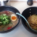 熱血豚骨+チャーハンセット