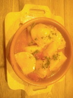 「水餃子のトマト煮(600円)」@ワインバル食堂 nicoの写真