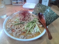 「冷やし坦々麺」@創作味噌らーめん れんげ屋の写真