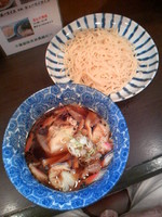 「肉厚わんたん入りつけ麺５８０円」@肉厚わんたん麺と手作り焼売 ら麺亭 浅草支店の写真