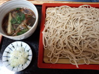 「イベリコ豚肉汁そば800円」@足立さらしなの里の写真