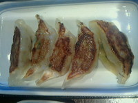 「Ｓぎようざ５個付き」@長崎ちゃんぽん リンガーハット 山形TUY通り店の写真