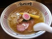 「【5食限定】冷たいおつゆのさんま香油中華そば　塩　800円」@二代目 にゃがにゃが亭の写真