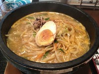 「激辛 夏担々麺（唐辛子max）」@石焼らーめん 火山 上尾うんどう公園店の写真