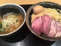 「ﾁｬｰｼｭｰ濃厚魚介つけ麺 （中盛）　1000円」@麺屋 一燈の写真