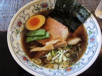 「クロレラーメン（７００円）」@居處 小宮山の写真