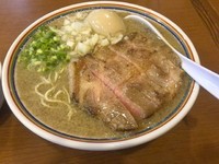 「背脂煮干そば　900円（夏休み特別バージョン）」@ラーメン暁（＾＾）の写真