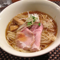 「冷やし煮干しそば」@らぁ麺 やまぐちの写真